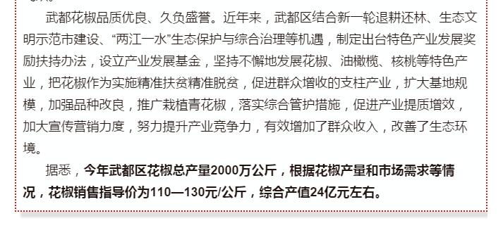 5.28億！一場盛會，武都花椒“火”了